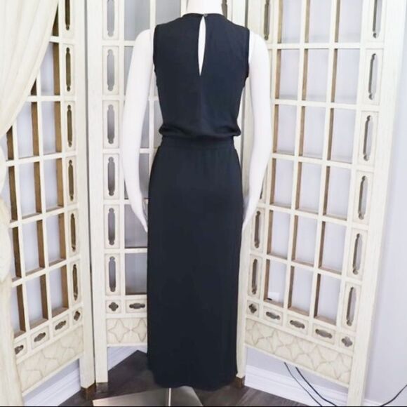 n:Philanthropy Black Sleeveless Maxi Tank Dress Size S - Picture 2 of 11